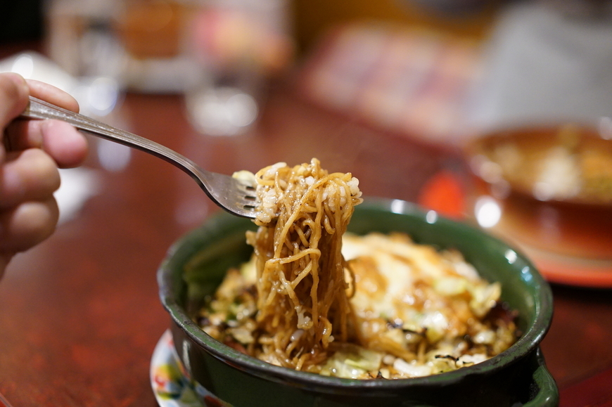 焼きカレースパゲッティ / Baked curry spaghetti